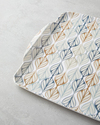 Cosy Stripe Melamin 2'li Tepsi 42x31 cm + 25x38 cm Mavi