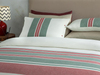 Cosy Stripe Winter Soft Tek Kişilik Nevresim Takımı Kırmızı - Yeşil