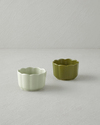Cottage Stoneware 2’li Sufle Fırın Kabı 9 – 9 cm Açık Yeşil-Koyu Yeşil