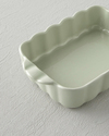 Cottage Stoneware Dikdörtgen Fırın Kabı 22x13 cm Açık Yeşil