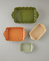 Cottage Stoneware Dikdörtgen Fırın Kabı 28x17 cm Açık Pembe