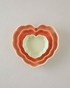Cottage Stoneware Kalp Fırın Kabı 26,5x24,5 cm Açık Pembe