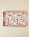 Country Bloom PP Tepsi 40x26 cm Pembe