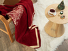 Cozy Chalet Akrilik Tv Battaniye Kırmızı