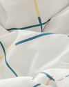Cozy Check Kolay Ütülenir Çift Kişilik Nevresim Takımı 200x220 cm Mavi-Sarı