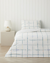 Cozy Check Kolay Ütülenir Tek Kişilik Nevresim Takımı 160x220 cm Mavi-Sarı