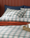 Cozy Plaid Winter Soft Çift Kişilik Nevresim Takımı Yeşil