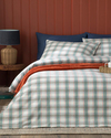 Cozy Plaid Winter Soft Çift Kişilik Nevresim Takımı Yeşil