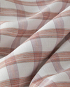 Crispcheck İpliği Boyalı Çift Kişilik Nevresim Takımı 200x220 cm Turuncu