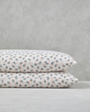 Crispy Dots Kolay Ütülenir 2'li Yastık Kılıfı 50x70 cm Yeşil-Turuncu
