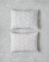 Crispy Dots Kolay Ütülenir 2'li Yastık Kılıfı 50x70 cm Yeşil-Turuncu