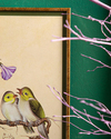 Crystal Bird Tablo Gold