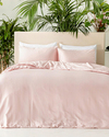 Crystal İpeksi Twill Çift Kişilik Nevresim Takımı 200x220 cm Pembe