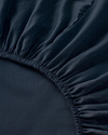 Crystal İpeksi Twill King Size Nevresim Takımı Gece Mavisi
