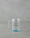 Cup of Happiness Cam Kupa 270 ml Mavi