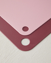 Cut Me Plastik 2'li Kesme Tahtası 27-34 cm Bordo-Pembe