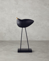 Cute Birds Polyresin Biblo Siyah