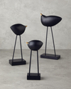Cute Birds Polyresin Biblo Siyah