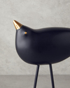 Cute Birds Polyresin Biblo Siyah