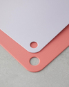 CutMe Plastik 2'li Kesme Tahtası 27-34 cm Lila - Pembe