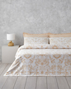 Dainty Bird Pamuk Saten King Size Nevresim Takımı 240x220 cm Gold