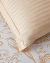 Dainty Bird Pamuk Saten King Size Nevresim Takımı 240x220 cm Gold