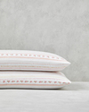 Daisy Stripes Kolay Ütülenir 2'li Yastık Kılıfı 50x70 cm Pembe