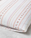 Daisy Stripes Kolay Ütülenir 2'li Yastık Kılıfı 50x70 cm Pembe