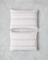 Daisy Stripes Kolay Ütülenir 2'li Yastık Kılıfı 50x70 cm Pembe