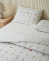Damada Bloom Kolay Ütülenir Tek Kişilik Nevresim Takımı 160x220 cm Sarı-Yeşil