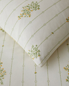 Delicate Bloss Pamuklu Çift Kişilik Nevresim Seti 200x220 cm Sarı-Yeşil