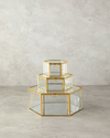 Deluxe Cam Dekoratif Kutu 10x11x6 cm Gold