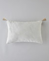 Deluxe Jakarlı Dekoratif Kırlent 35x55 cm Krem