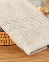 Deluxe Pamuklu Low Twist El Havlusu Bej