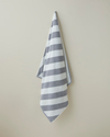 Diagonal Pamuk Banyo Havlusu 90x150 cm Gri