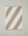 Diagonal Pamuk El Havlusu 30x40 cm Bej