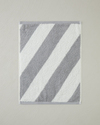 Diagonal Pamuk El Havlusu 30x40 cm Gri