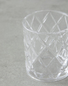 Diamond Cam 6'lı Kahve Yanı Bardak 90 ml Şeffaf