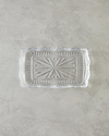 Diamond Cam Kayık Tabak 26X15 cm Şeffaf