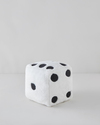 Dice Dekoratif Kırlent 20x20 cm Beyaz