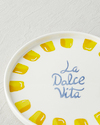 Dolce Vita Seramik 6'lı Pasta Seti 20 cm Sarı