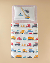 Dreamy Cars Pamuklu Tek Kişilik Çocuk Pike Takımı 150x220 cm Kırmızı