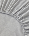 Elegant İpliği Boyalı Çift Kişilik Nevresim Takımı 200x220 cm Gümüş