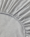 Elegant İpliği Boyalı Tek Kişilik Nevresim Takımı 160x220 cm Gümüş
