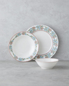 Elegant Porselen Yemek Takımı 12 Parça 4 Kişilik Renkli