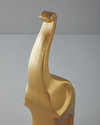 Elephant Chic Polyresin Biblo Gold