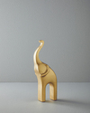 Elephant Chic Polyresin Biblo Gold
