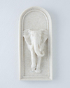 Elephant Duvar Aksesuarı 17x7,5x38 cm Bej