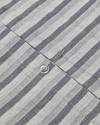 Elite Lines İpliği Boyalı King Size Nevresim Takımı 240x220 cm Gri