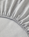 Elite Lines İpliği Boyalı King Size Nevresim Takımı 240x220 cm Gri